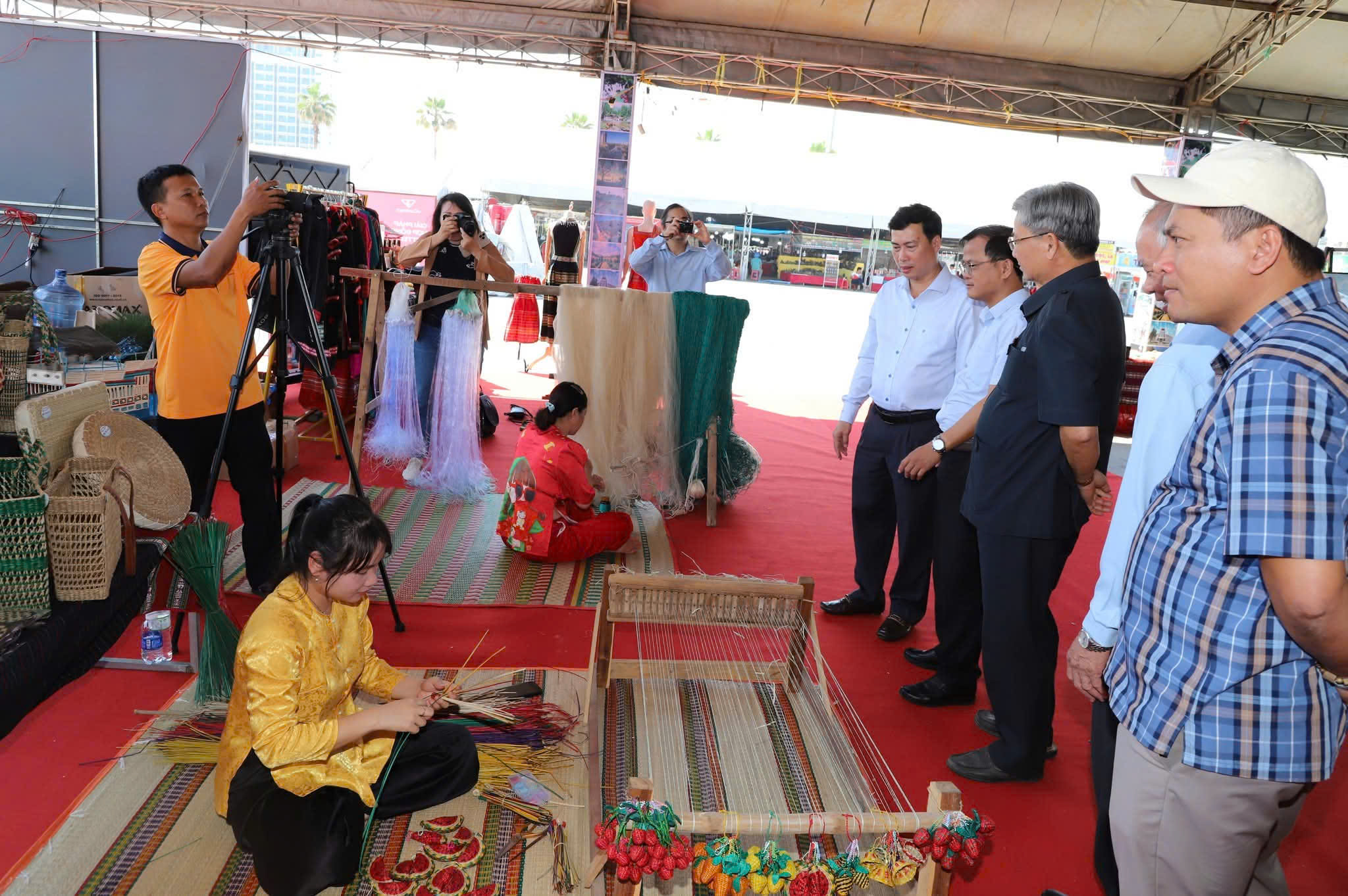 Hoạt động trải nghiệm tại gian hàng